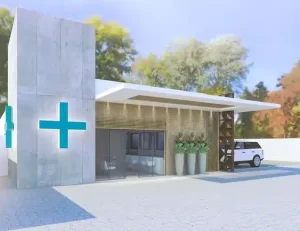 Fachada De Clinica Medica Hospitalar Clinica Consultorio 001 - Kenoblau Contabilidade